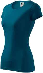 Damen Slim Fit T-Shirt, petrol blue #792057