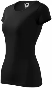 Damen Slim Fit T-Shirt, schwarz #791949