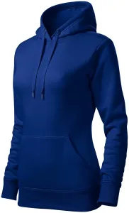 Damen Sweatshirt mit Kapuze ohne Reißverschluss, königsblau #804034