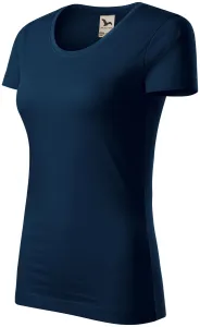 Damen T-Shirt, Bio-Baumwolle, dunkelblau #804696