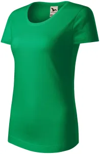 Damen T-Shirt, Bio-Baumwolle, Grasgrün #804672