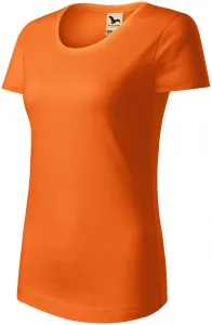 Damen T-Shirt, Bio-Baumwolle, orange #804660