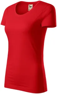 Damen T-Shirt, Bio-Baumwolle, rot, 2XL