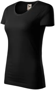 Damen T-Shirt, Bio-Baumwolle, schwarz, XS