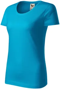 Damen T-Shirt, Bio-Baumwolle, türkis #804684