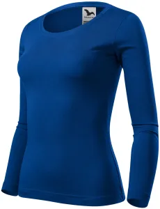 Damen T-Shirt mit langen Ärmeln, königsblau, XS