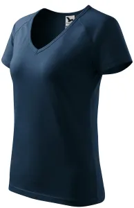 Damen T-Shirt mit Raglanärmel, dunkelblau #789887
