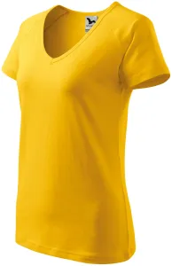 Damen T-Shirt mit Raglanärmel, gelb, XS