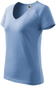 Damen T-Shirt mit Raglanärmel, Himmelblau #789875