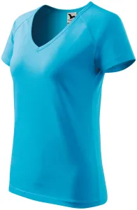 Damen T-Shirt mit Raglanärmel, türkis, M