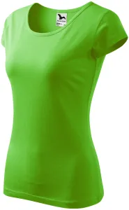 Damen T-Shirt mit sehr kurzen Ärmeln, Apfelgrün #793288