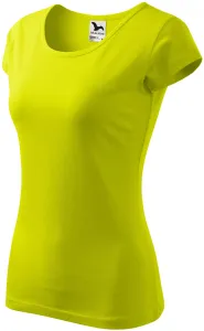 Damen T-Shirt mit sehr kurzen Ärmeln, lindgrün, M
