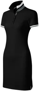Damenkleid mit Kragen, schwarz #802242