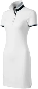 Damenkleid mit Kragen, weiß, XL