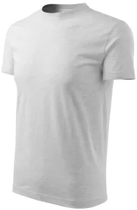 Das einfache T-Shirt der Kinder, hellgrauer Marmor, 122cm / 6Jahre