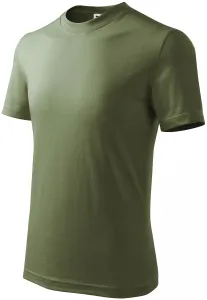 Das einfache T-Shirt der Kinder, khaki, 134cm / 8Jahre