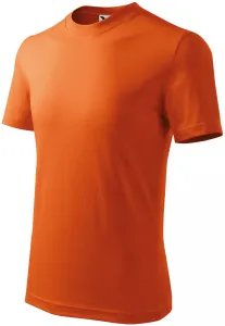 Das einfache T-Shirt der Kinder, orange, 134cm / 8Jahre