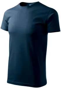 Das einfache T-Shirt der Männer, dunkelblau, 3XL