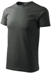 Das einfache T-Shirt der Männer, dunkler Schiefer #790129