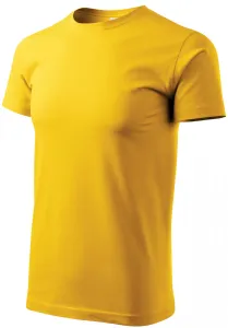 Das einfache T-Shirt der Männer, gelb #789983