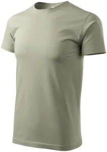 Das einfache T-Shirt der Männer, helles Khaki #790327