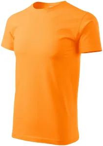 Das einfache T-Shirt der Männer, Mandarine #790564