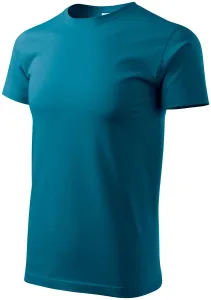 Das einfache T-Shirt der Männer, petrol blue, L