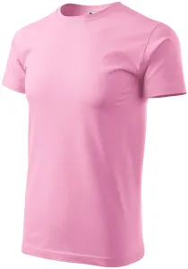 Das einfache T-Shirt der Männer, rosa #790421