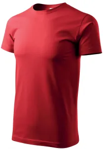 Das einfache T-Shirt der Männer, rot #789999