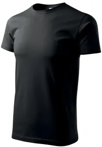 Das einfache T-Shirt der Männer, schwarz