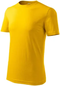 Das klassische T-Shirt der Männer, gelb, M