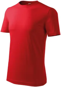 Das klassische T-Shirt der Männer, rot, S