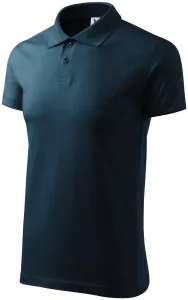Einfaches Herren Poloshirt, dunkelblau #798145