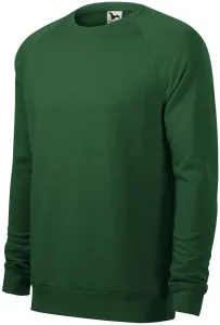 Einfaches Herren-Sweatshirt, flaschengrüner Marmor #804178