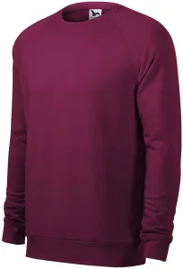 Einfaches Herren-Sweatshirt, pflaumen marmor #804161