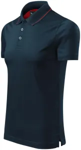 Elegantes mercerisiertes Poloshirt für Herren, dunkelblau, S