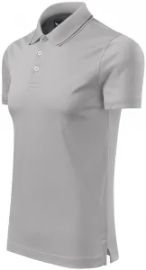 Elegantes mercerisiertes Poloshirt für Herren, Silber grau #794059