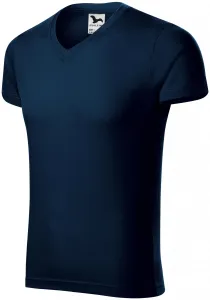 Eng anliegendes Herren-T-Shirt, dunkelblau #800302