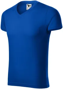 Eng anliegendes Herren-T-Shirt, königsblau