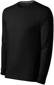 Eng anliegendes Herren T-Shirt mit langen Ärmeln, schwarz #801990