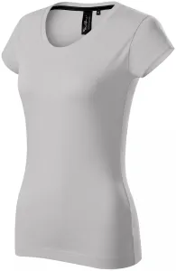 Exklusives Damen T-Shirt, Silber grau, 2XL
