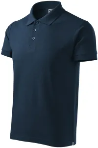 Gröberes Poloshirt für Herren, dunkelblau, XL