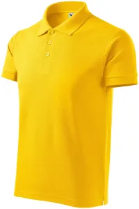 Gröberes Poloshirt für Herren, gelb, XL