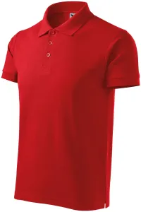 Gröberes Poloshirt für Herren, rot #797148