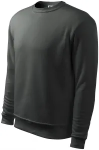 Herren/Kinder Sweatshirt ohne Kapuze, dunkler Schiefer, XL