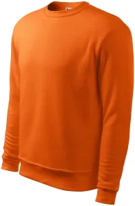Herren/Kinder Sweatshirt ohne Kapuze, orange #796157