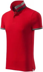 Herren Poloshirt mit Stehkragen, formula red #793766