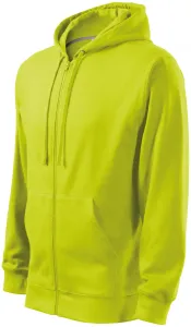 Herren Sweatshirt mit Kapuze, lindgrün, 3XL