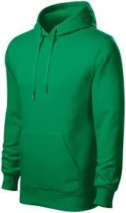 Herren Sweatshirt mit Kapuze ohne Reißverschluss, Grasgrün #803854