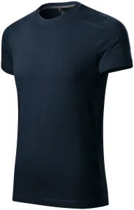 Herren T-Shirt verziert, ombre blau, M